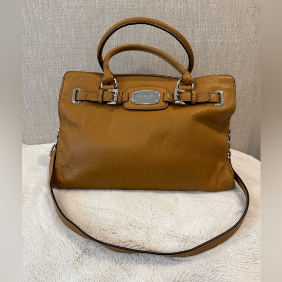 Michael Kors Handbags - Michael Kors Hamilton Leather Satchel – Classic Elegance Meets Everyday Function